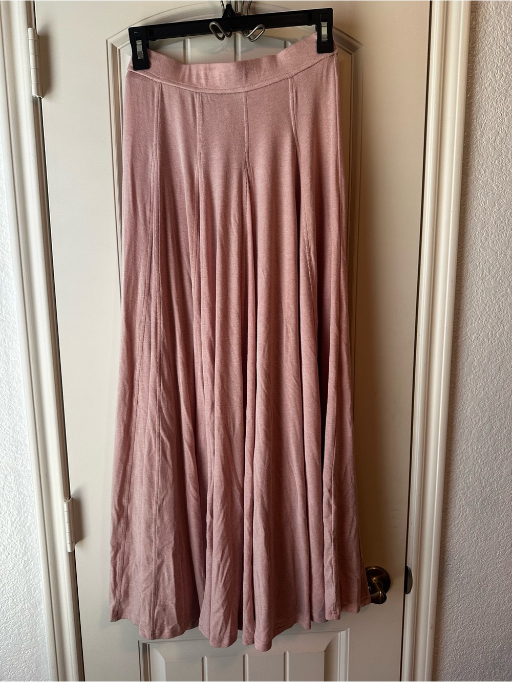 OGL Move Soft Stretchy Blush Pink Flowing Maxi Skirt size small